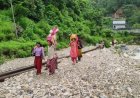 बरसात ने छीना सिल्लासौड़ का रास्ता, सालभर बाद भी नहीं सुधरे हालात, जान जोखिम में डालकर स्कूल जाते हैं बच्चे