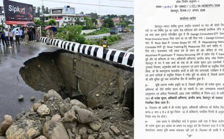 नंदा की चौकी पुल की एप्रोच रोड बनाने में बरती गई लापरवाही, अधिशाषी अभियंता निलंबित
