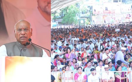 कांग्रेस अध्यक्ष खड़गे ने हल्द्वानी से किया चुनावी विजय का शंखनाद, सत्ता में लौटने का लिया संकल्प