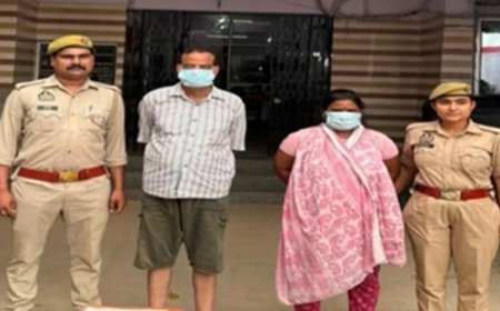 अलीगढ़ में BJP नेता को हनीट्रैप में फंसाकर ब्लैकमेल! अश्लील वीडियो बनाकर पहले 2 लाख वसूले, फिर मांगे 5 लाख; दंपती गिरफ्तार