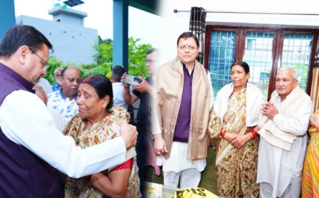 शहीद पैराट्रूपर अमित अणथ्वाल के परिजनों को CM धामी ने किया सम्मानित, ऑपरेशन रणदोरी बेहक में दिखाया था अद्भुत शौर्य