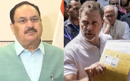 ‘वंदे मातरम् पर घिरी कांग्रेस, फजीहत से ध्यान भटकाने के लिए राहुल गांधी का नया ड्रामा’, जेपी नड्डा का हमला