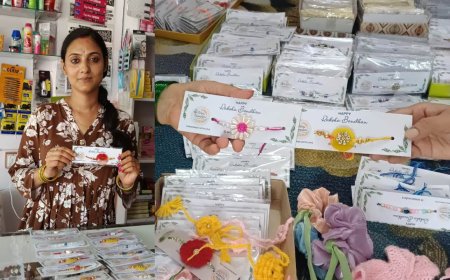 बहू ने प्राइवेट नौकरी छोड़कर सास के साथ शुरू किया राखी का स्वरोजगार, चल निकला कारोबार