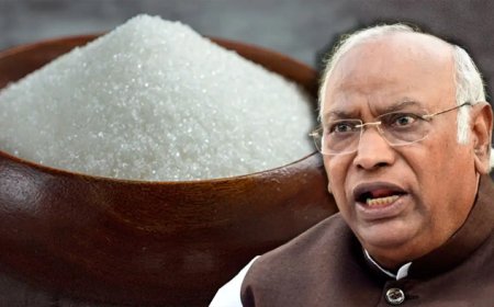 त्योहारों से पहले चीनी की बढ़ती कीमत पर खरगे का केंद्र पर हमला, बोले- ये कैसा आत्मनिर्भर भारत?