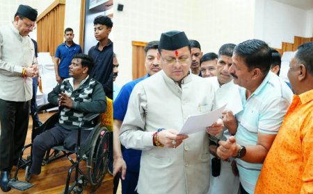 मुख्यमंत्री ने सुनी जनसमस्याएं, शिकायतों के त्वरित एवं प्रभावी समाधान के लिए अधिकारियों को दिए निर्देश