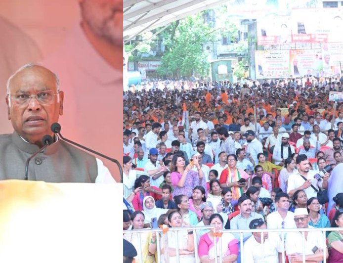 कांग्रेस अध्यक्ष खड़गे ने हल्द्वानी से किया चुनावी विजय का शंखनाद, सत्ता में लौटने का लिया संकल्प