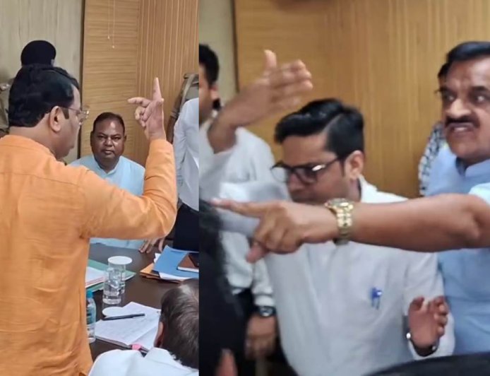 रुद्रपुर में SIR बैठक में जमकर हंगामा, कमिश्नर के सामने भिड़े राजकुमार ठुकराल और विधायक शिव अरोड़ा