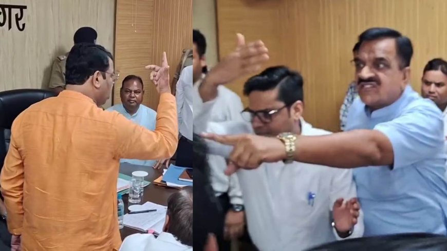 रुद्रपुर में SIR बैठक में जमकर हंगामा, कमिश्नर के सामने भिड़े राजकुमार ठुकराल और विधायक शिव अरोड़ा