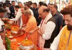 PM मोदी के जन्मदिन पर काशी में खास आयोजन, राजनाथ सिंह और CM योगी ने बांटा प्रसाद; 11 हवन कुंडों पर हुआ अनुष्ठान