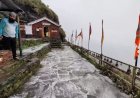 ऊंची चोटियों पर बर्फबारी, निचले इलाकों में बढ़ी ठिठुरन