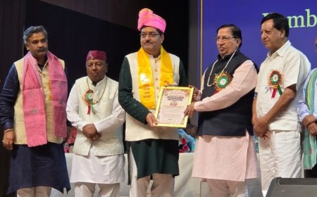 अ.भा.अग्रवाल सम्मेलन व भारत विकास परिषद गंगोत्री शाखा द्वारा “शिक्षक सम्मान समारोह -2026” का भव्य आयोजन