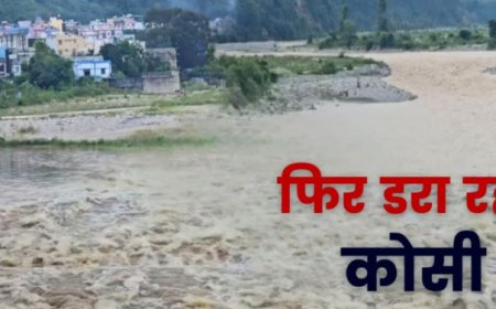 भारी बारिश से लगातार बढ़ रहा कोसी नदी का जलस्तर, 1993 की बाढ़ का मंजर याद कर सिहर उठते हैं लोग
