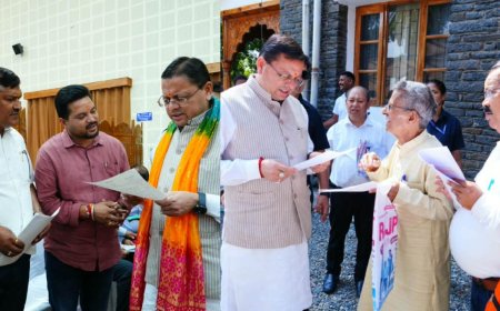 सीएम धामी ने सुनी जनसमस्याएं, त्वरित और समयबद्ध समाधान के दिए निर्देश
