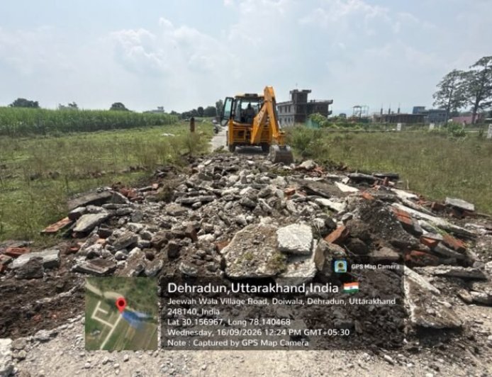 अवैध प्लॉटिंग और निर्माण पर एमडीडीए की बड़ी कार्रवाई, तीन स्थानों पर सीलिंग, दो जगह ध्वस्तीकरण