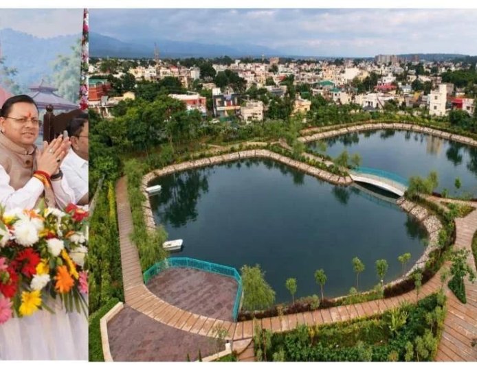 मुख्यमंत्री धामी ने मियांवाला में ₹8.64 करोड़ की लागत से विकसित ‘जल सृष्टि पार्क’ का किया लोकार्पण