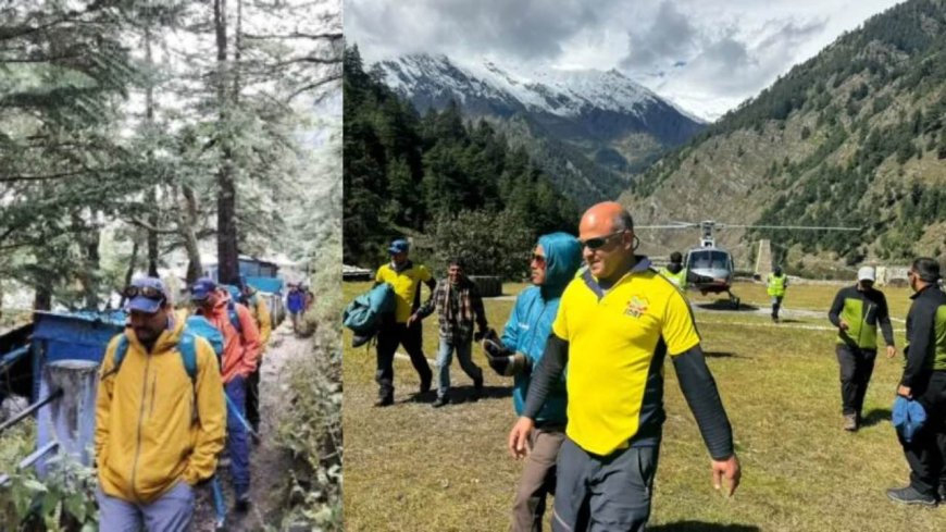 कालिंदी ट्रैक पर फंसे 29 ट्रैकर्स का रेस्क्यू पूरा, गोमुख-तपोवन ट्रैक से भी 121 ट्रैकर का रेस्क्यू