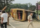 मोहब्बेवाला में फिर हादसा, तेज रफ्तार ट्रक ने पुलिस की बस को मारी टक्कर, 5 सिपाहियों समेत 8 लोग घायल