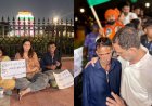 दुष्यंत को राज्यपाल बनाने के खिलाफ इंडिया गेट पर अंकिता के माता पिता का धरना, राहुल प्रियंका भी पहुंचे