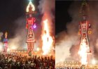 CM धामी ने परेड ग्राउंड में विजयादशमी पर्व पर की शिरकत, रिमोट दबाकर किया 181 फीट ऊंचे रावण के पुतले का दहन