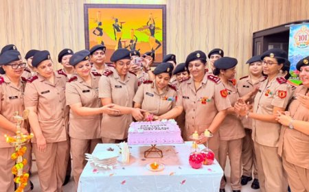 सैन्य नर्सिंग सेवा ने मनाया 101वां स्थापना दिवस, नर्सिंग सेवा की उपलब्धियों को किया याद