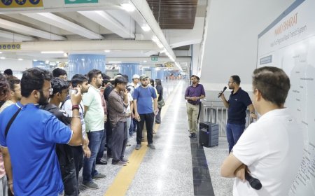 एनसीआरटीसी ने सोशल मीडिया इन्फ्लुएंसर्स और आईआईटी के छात्रों को नमो भारत की टैक्नालॉजी से कराया परिचित