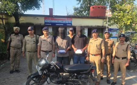 एसएसपी अजय गणपति का अपराधियों पर कड़ा प्रहार जारी, 24 घंटे में नानकमत्ता हत्याकांड का खुलासा, दो नामजद आरोपी गिरफ्तार, तमंचा बरामद