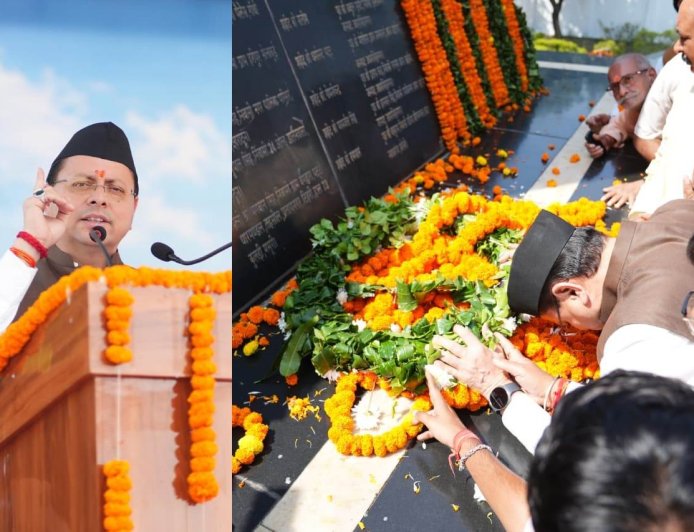 रामपुर तिराहा कांड की बरसी पर सीएम धामी ने किया शहीदों को नमन,  पैतृक गांवों में शहीदों की प्रतिमाएं लगेंगी