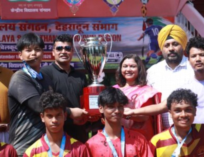 55वीं के.वि.एस. राष्ट्रीय खेल प्रतियोगिता : केन्द्रीय विद्यालय ONGC, देहरादून में भव्य समापन समारोह सम्पन्न