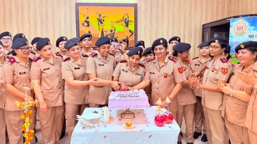 सैन्य नर्सिंग सेवा ने मनाया 101वां स्थापना दिवस, नर्सिंग सेवा की उपलब्धियों को किया याद