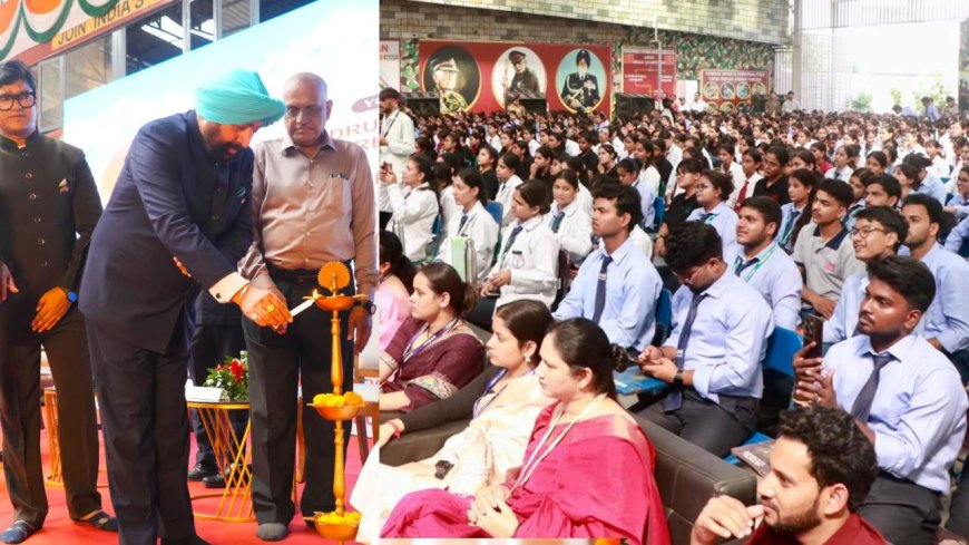CIMS कॉलेज में राज्यपाल ने युवाओं से किया संवाद,1500 युवाओं ने लिया नशामुक्ति का संकल्प